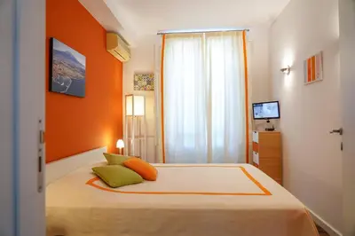 Letto o letti in una camera di Attico in centro - 