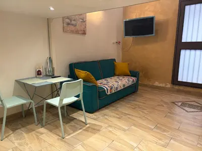 Area soggiorno di Appartamento indipendente al centro di Catania