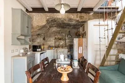 Cucina o angolo cottura di Casa Petra con vista