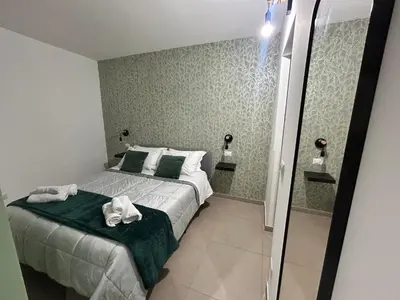 Letto o letti in una camera di Sikelia home