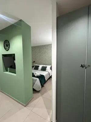 Letto o letti in una camera di Sikelia home