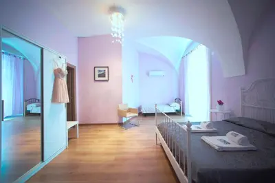 Letto o letti in una camera di B&B Favola Mediterranea