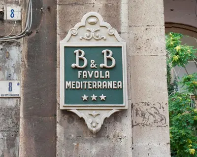 Certificato, attestato, insegna o altro documento esposto da B&B Favola Mediterranea