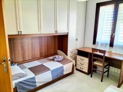 Letto o letti in una camera di Belvedere di Siracusa