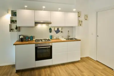 Cucina o angolo cottura di Melpomene e Talìa Casa Vacanze a Siracusa