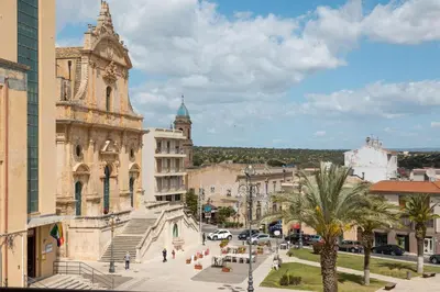 Vista generica su Ispica o vista sulla città dall'interno dell'appartamento