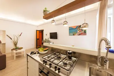 Cucina o angolo cottura di Il Nido in Centro storico