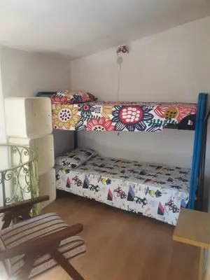 Letto o letti in una camera di Carlo apartment in villa near the sea - wi-fi