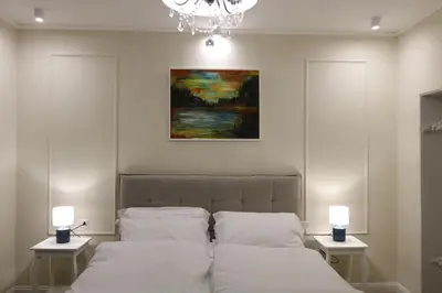 Letto o letti in una camera di B&B San Pancrazio hotelHouse