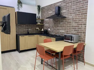 Cucina o angolo cottura di Casa Ma Pì - relax e comfort nel centro di Augusta