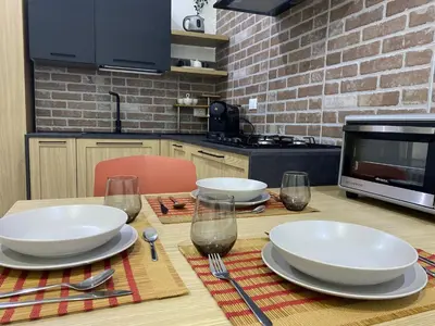 Cucina o angolo cottura di Casa Ma Pì - relax e comfort nel centro di Augusta