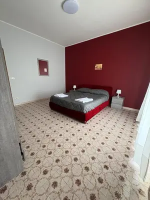 Letto o letti in una camera di Stefano's house