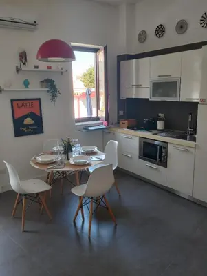 Cucina o angolo cottura di Hora Guest House by Ortigia Apartments