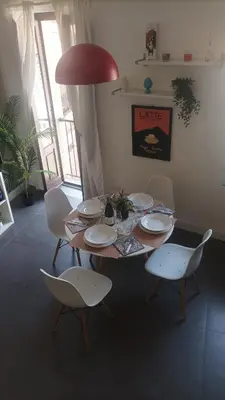 Area soggiorno di Hora Guest House by Ortigia Apartments