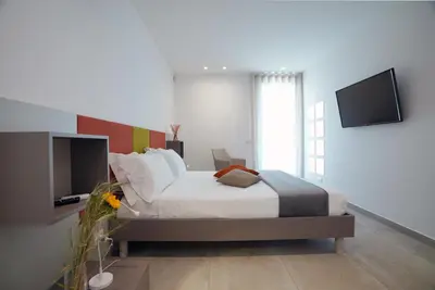 Letto o letti in una camera di Villa Aria - Modica