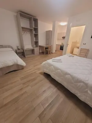 Letto o letti in una camera di HOUSE AIRPORT Catania 3