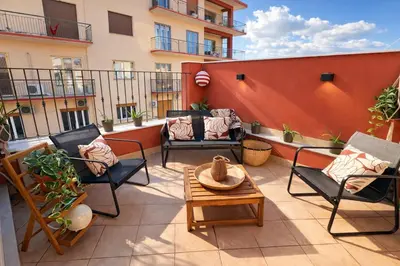 Balcone o terrazza di Design Penthouse In City Centre