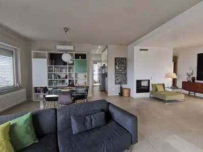 Area soggiorno di ZagHouses - sea view apartments in Sicily