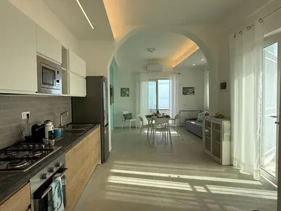 Cucina o angolo cottura di Villa Acquamarina