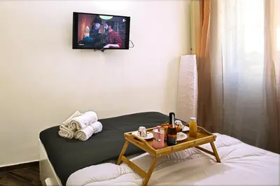 Letto o letti in una camera di Home La Marina