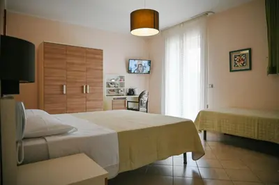Letto o letti in una camera di Stella del Sud