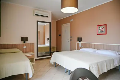 Letto o letti in una camera di Stella del Sud
