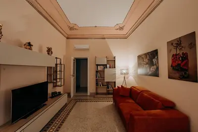 Area soggiorno di Adalgisa Elegant Apartment