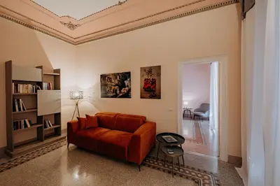 Area soggiorno di Adalgisa Elegant Apartment