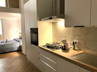 Cucina o angolo cottura di Gold suite19
