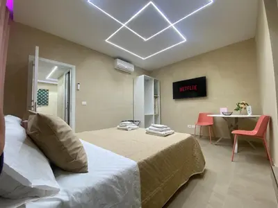 Letto o letti in una camera di Superior Apartment 2 Catania