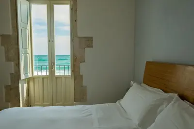 Letto o letti in una camera di Hotel Gutkowski
