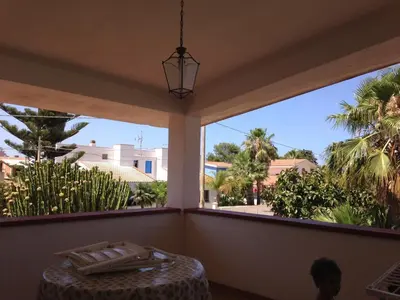 Giardino di Appartamento con veranda primo piano