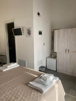 Letto o letti in una camera di Corte Sicula