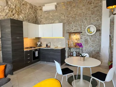 Cucina o angolo cottura di Casa Calarossa Ortigia