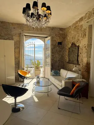 Area soggiorno di Casa Calarossa Ortigia