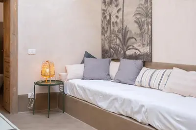 Letto o letti in una camera di Camera a Sud