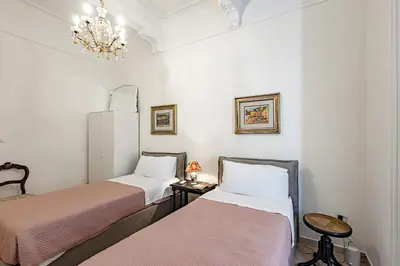 Letto o letti in una camera di Casa Giovanna