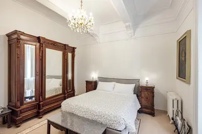 Letto o letti in una camera di Casa Giovanna