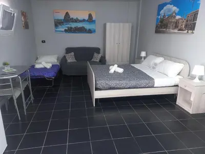 Letto o letti in una camera di Airport Quadrifoglio