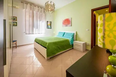 Letto o letti in una camera di Casa grazia