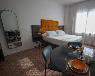 Letto o letti in una camera di Di Prima Albergo Diffuso