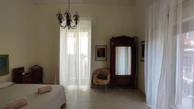 Letto o letti in una camera di Casa dei Nonni