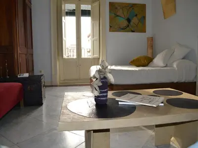 Area soggiorno di Loft Duca di Genova