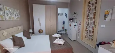Letto o letti in una camera di Casa Brezza Marina