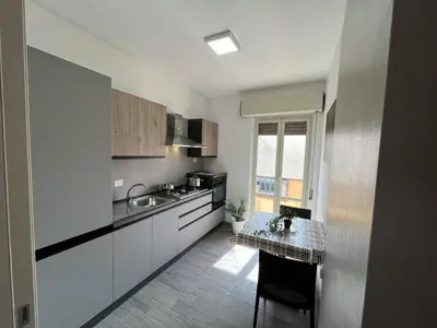 Cucina o angolo cottura di first floor lido house with terrace for exclusive use