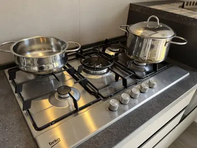 Cucina o angolo cottura di first floor lido house with terrace for exclusive use