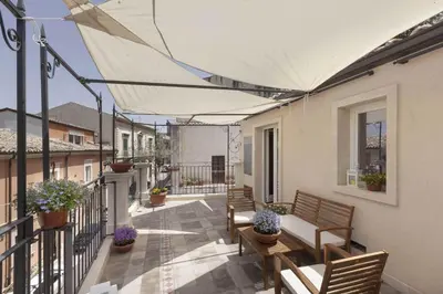 Balcone o terrazza di Casa Hybla