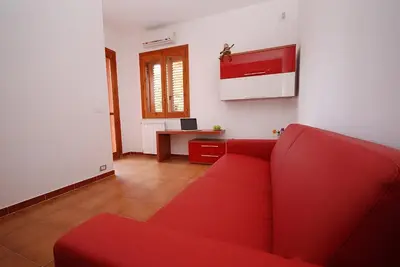 Area soggiorno di Siracusa Sea&Sun - 150 meters from the sea