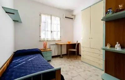 Letto o letti in una camera di villa in full relaxation near the sea - air conditioning - wifi
