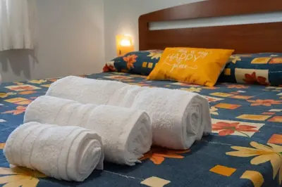Letto o letti in una camera di La Dimora del Cuore